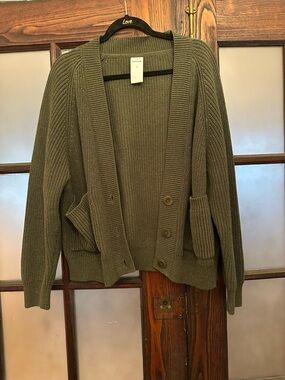 Kowtow organic cotton cardigan sweater